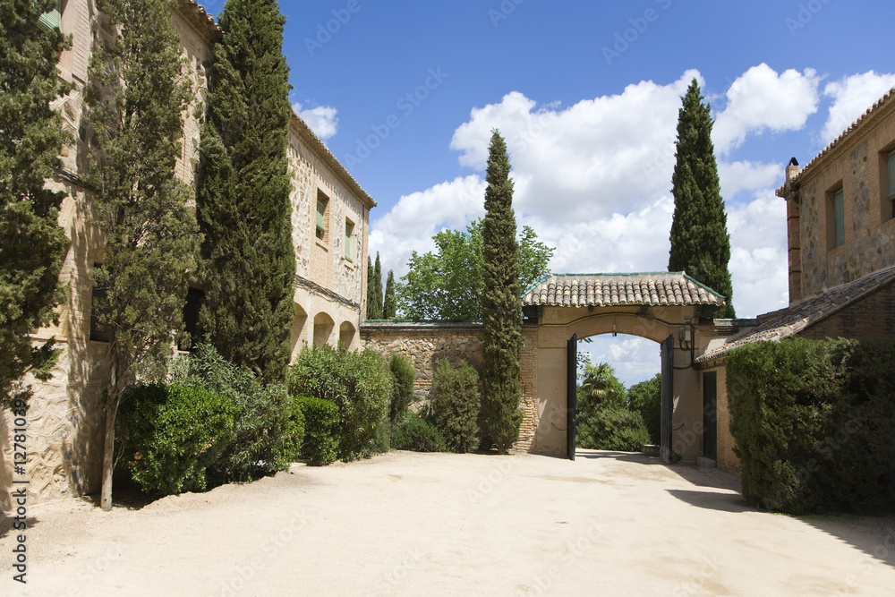 Fototapeta premium Silent rural hotel in Spain