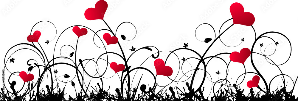 valentine background with space for text