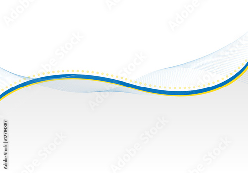 background with waves and dots
