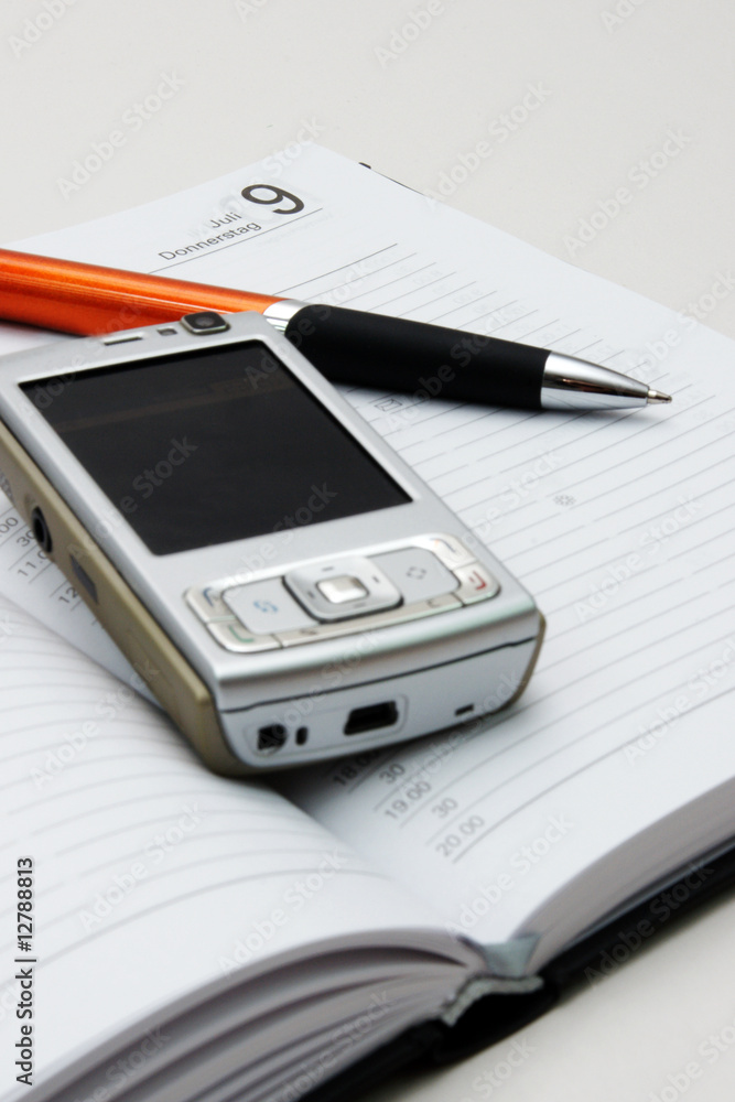 Terminplaner, Handy & Stift Terminplaner, Handy & Stift