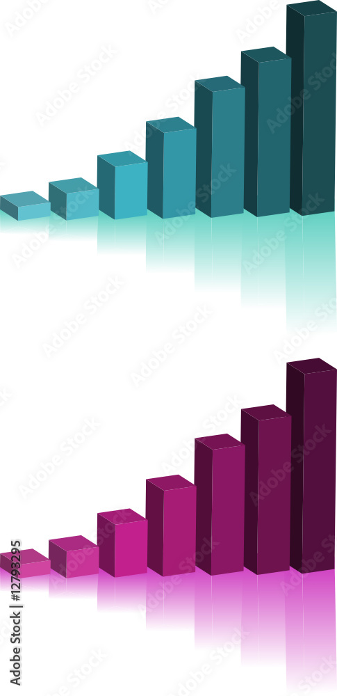 Fototapeta premium Vector Illustrations of Graphs
