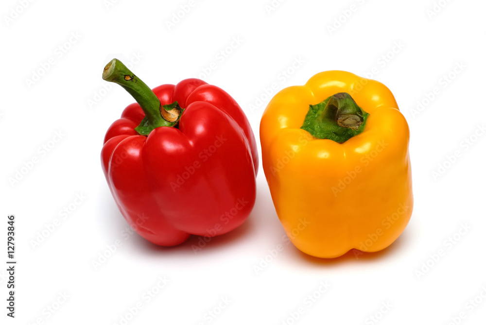 two sweet red peppers two sweet red peppers