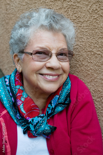 Fotografie Sweet Grandma Smiles