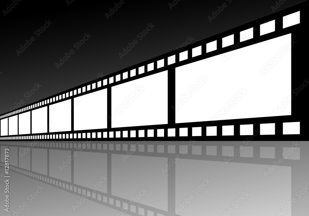 Fototapeta premium pellicola grigia riflessa