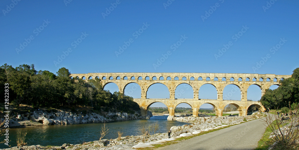 Naklejka premium Pont du Gard