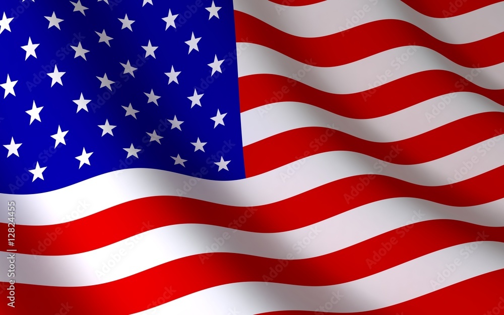 Fototapeta premium usa flag