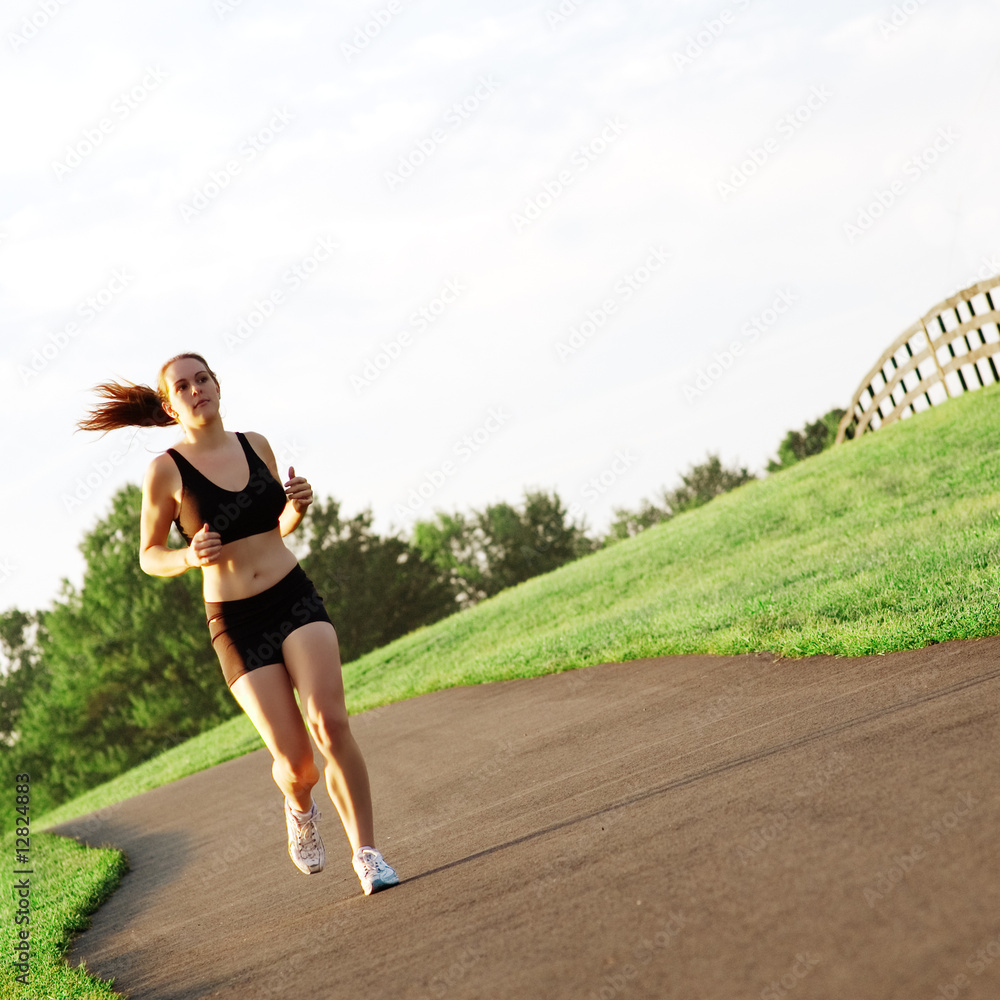 Beautiful Woman Runner