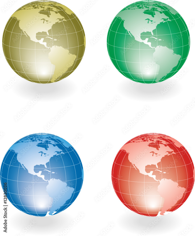 Colored Globe Colored Globe