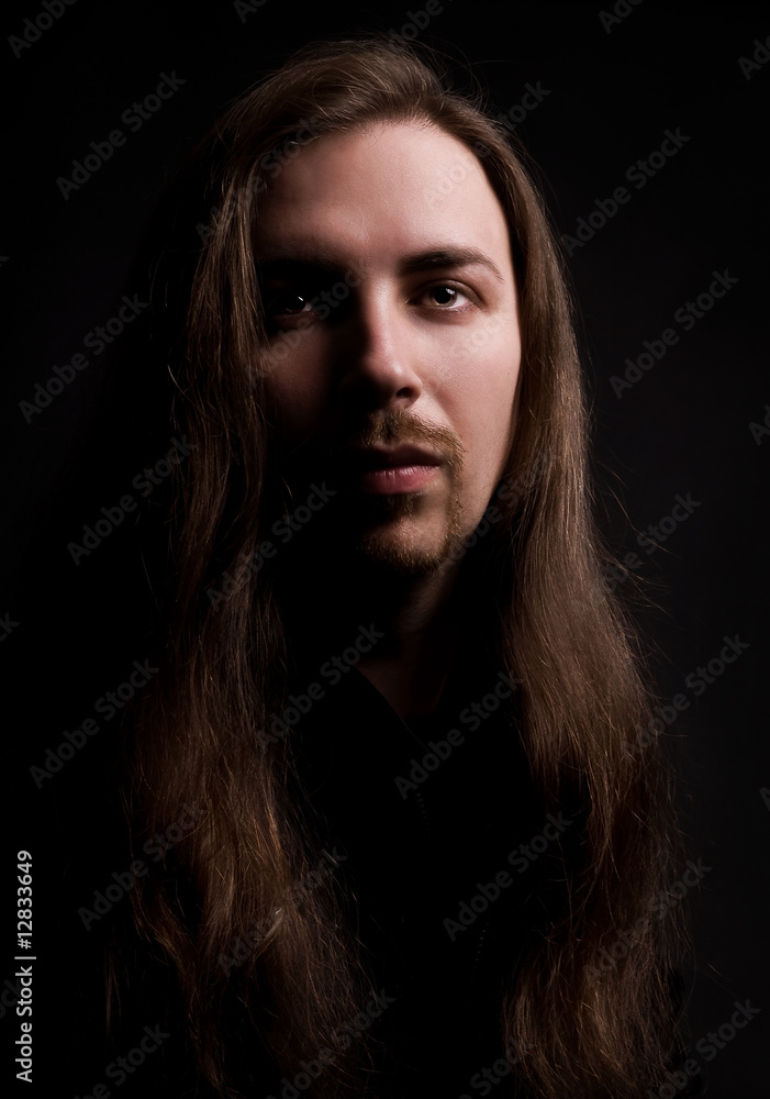 Portrait on black Portrait on black