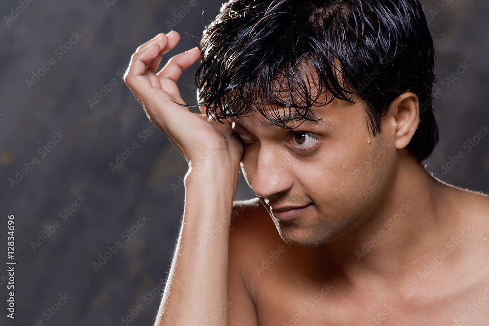 Obraz premium Young man in Action