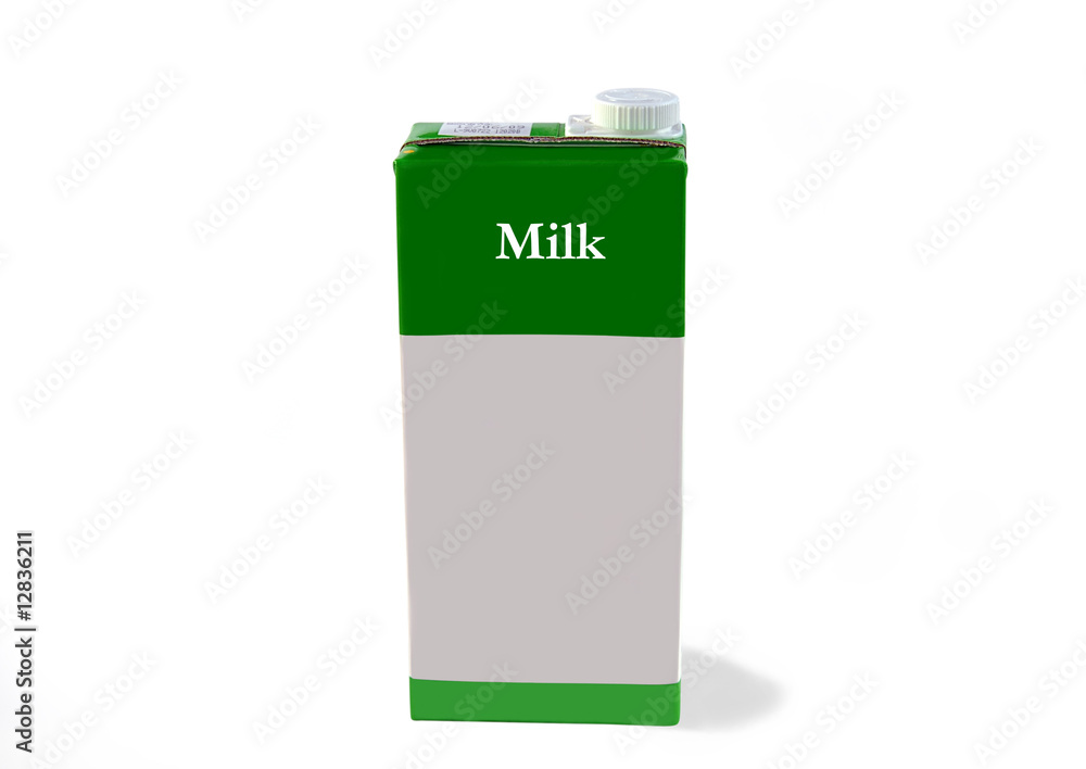 Milk carton isolated over white with clipping path. Milk carton isolated over white with clipping path.