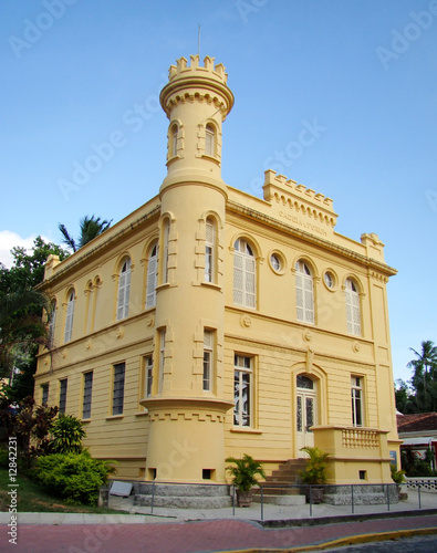 historic court house and jail in the city of ilhabela in brazil