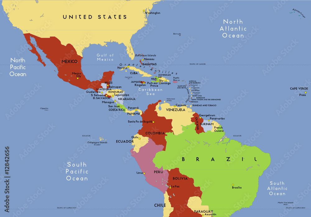 Obraz premium Central america.