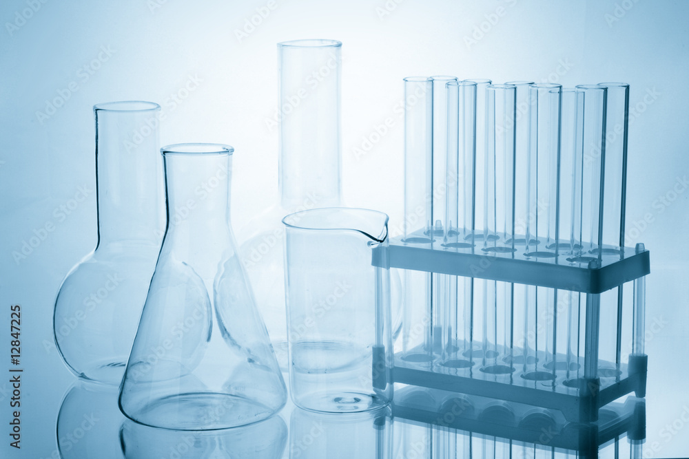 Various laboratory flasks Various laboratory flasks