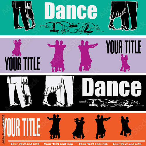 Ballroom Dancing Web Banner Templates
