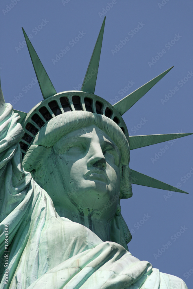 Fototapeta premium Lady Liberty Closeup