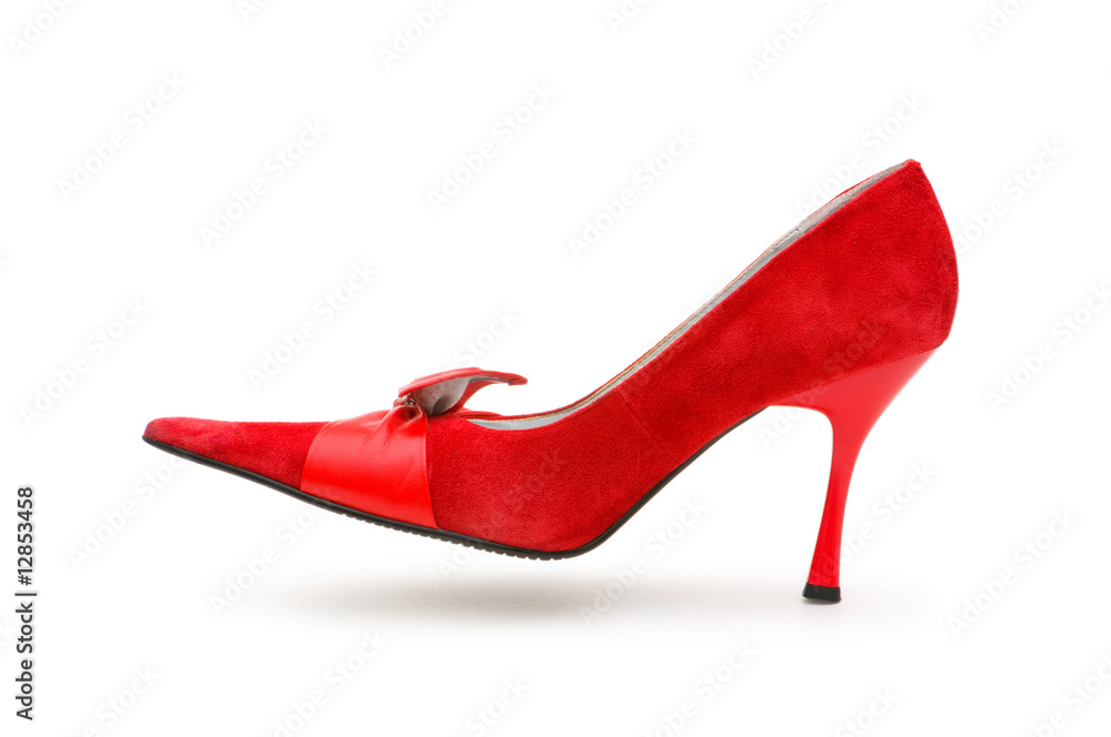 Obraz premium Woman shoes isolated on the white background