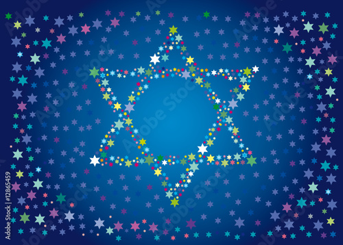 Glad background to the Jewish holiday