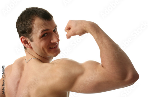 Flexing Biceps