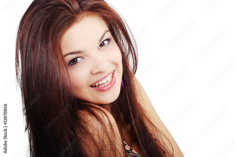 Fototapeta premium Smiling portrait of model