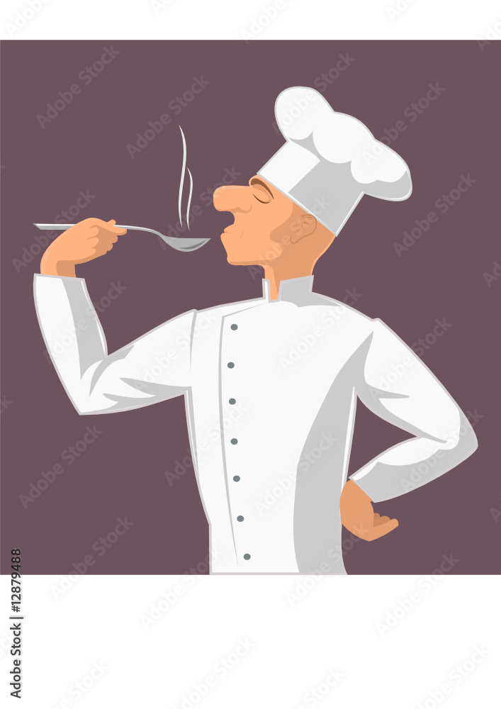 Naklejka premium cook