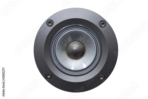 close up of a speaker