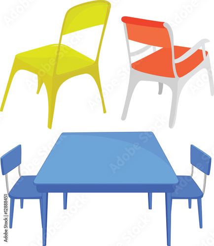 chairs and table