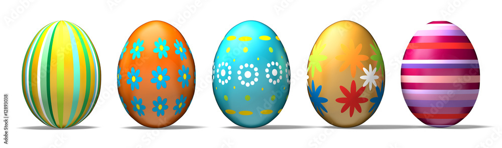 Fototapeta premium Colored Easter Eggs