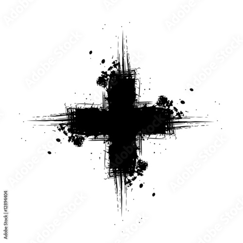 grunge cross
