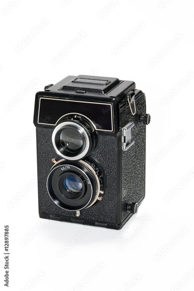 Camera with two lenses