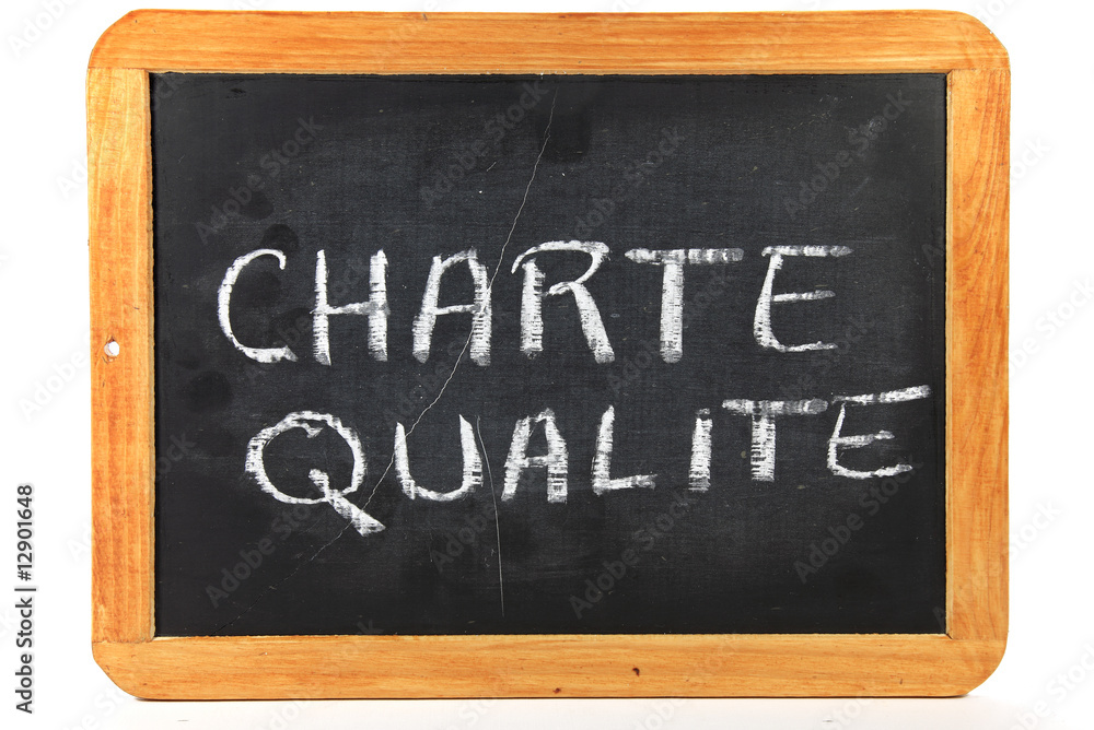 Fototapeta premium charte qualité
