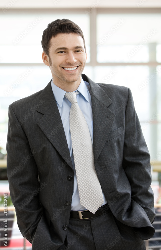 Cheerful businessman Cheerful businessman