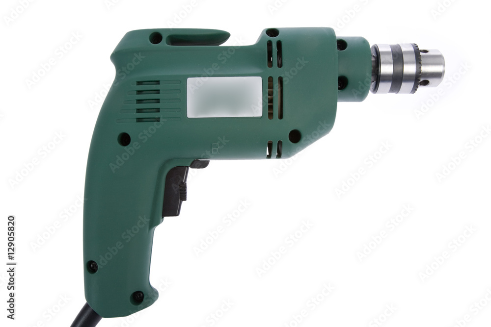 Drill isolated on white Drill isolated on white