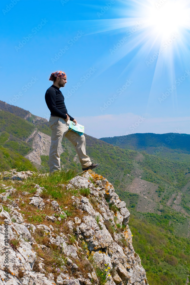 Fototapeta premium Wędrówki po górach Krymu