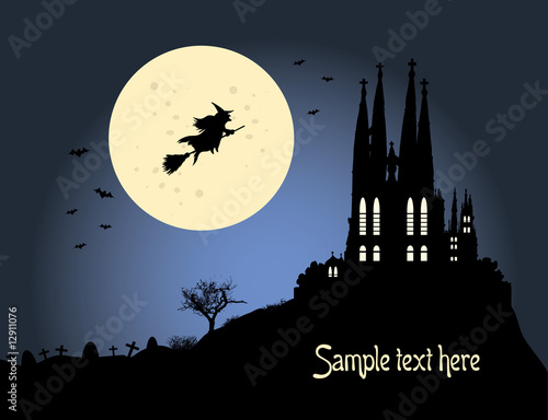 Halloween background vector