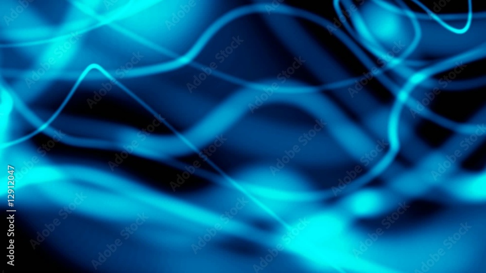 Asbtrakte Animation aus Wellen und Linien - Schleife