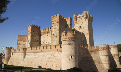 Mota's Castle in Medina del Campo, Valladolid,Spain #12917808