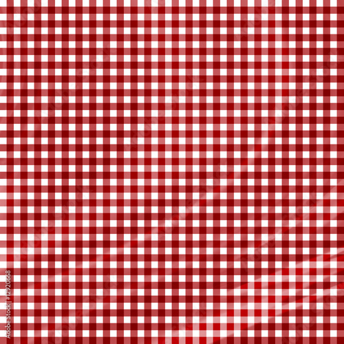Red picnic fabric
