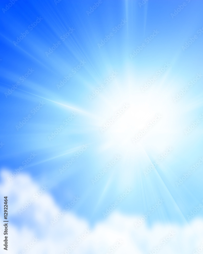 Clouds with sun Clouds with sun