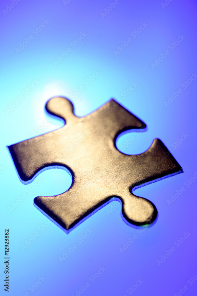 Fototapeta premium Jigsaw puzzle piece