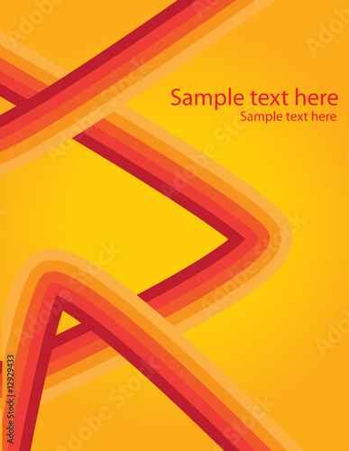 Vector striped background with space for text.