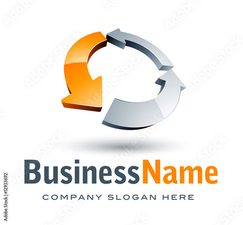Obraz na płótnie Business logo design w salonie