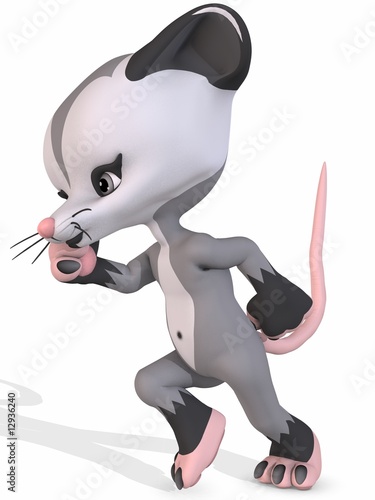 Cute Opossum - Toon Figure
