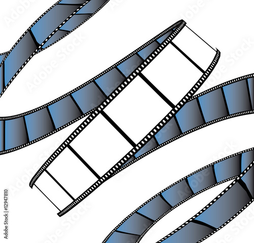 vector movie/photo film - isolated illustration