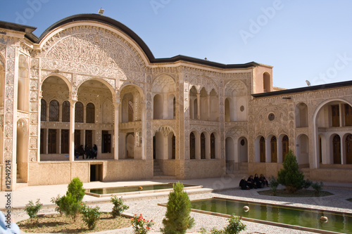 View of courtyard, Tabatabaei House, Iran