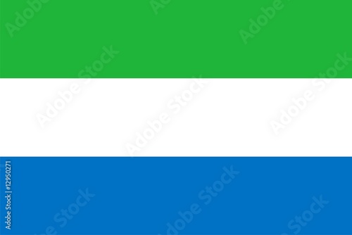 Free Download Flag of Sierra Leone. Illustration over white background - GFXLoad