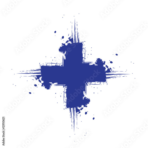 grunge cross
