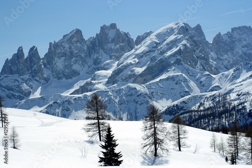 paesaggio delle Dolomiti orientali