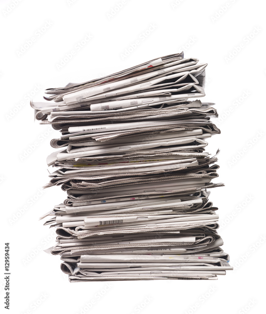 Pile of newspapers Pile of newspapers