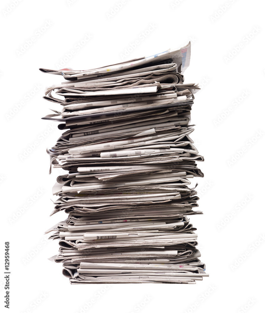 Pile of newspapers Pile of newspapers